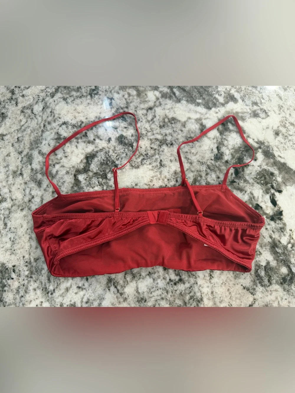 Auden Red Satin Two-Piece Pajama Set S/M